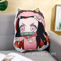 Almohada con forma personalizada de imagen de dibujos animados de anime